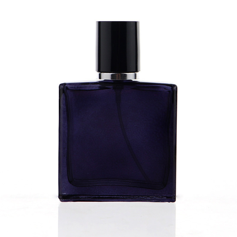 Screw Cap Black 30ml Empty Glass Perfume Bottle 90mm Height